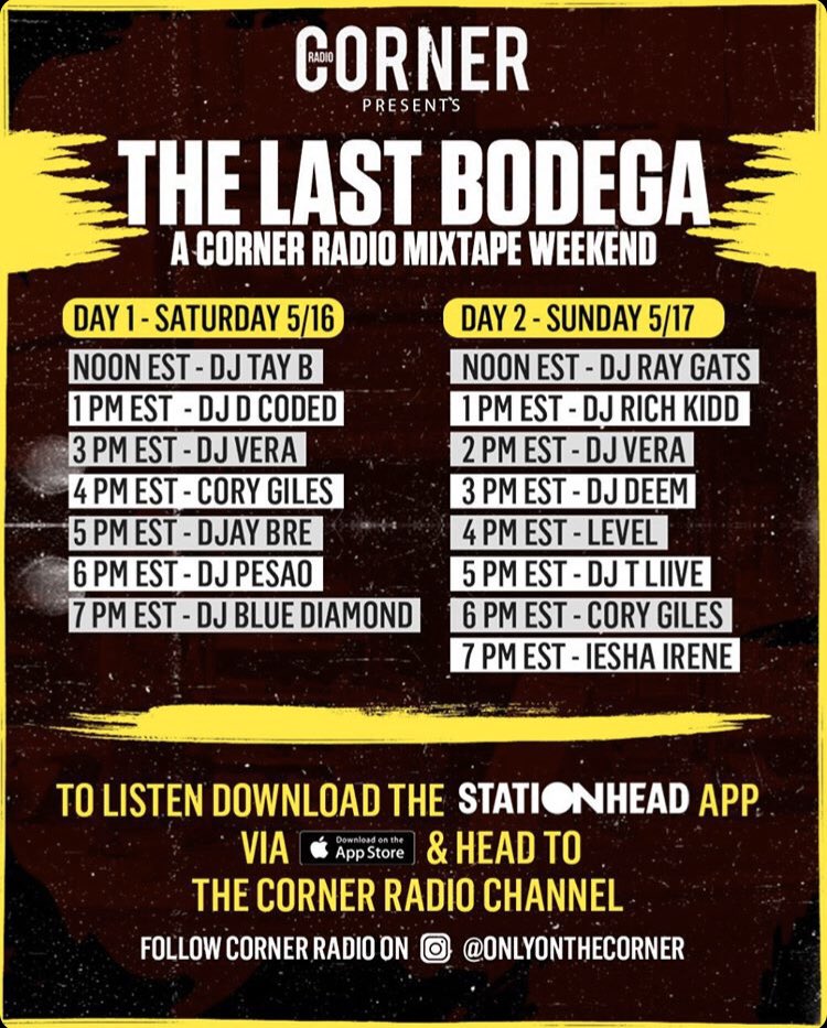 raygats_dj's tweet photo. Spinning on Sunday for the brodie @CoryGiles_ station 🙏🏾. https://t.co/RLufqOe5EM