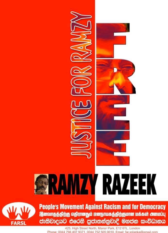 baazir's tweet photo. #FreeRamzyRazeek #SriLanka #lka #HumanRights @FreeRamzy #FreedomOfExpression https://t.co/HbJuY6Zpwl
