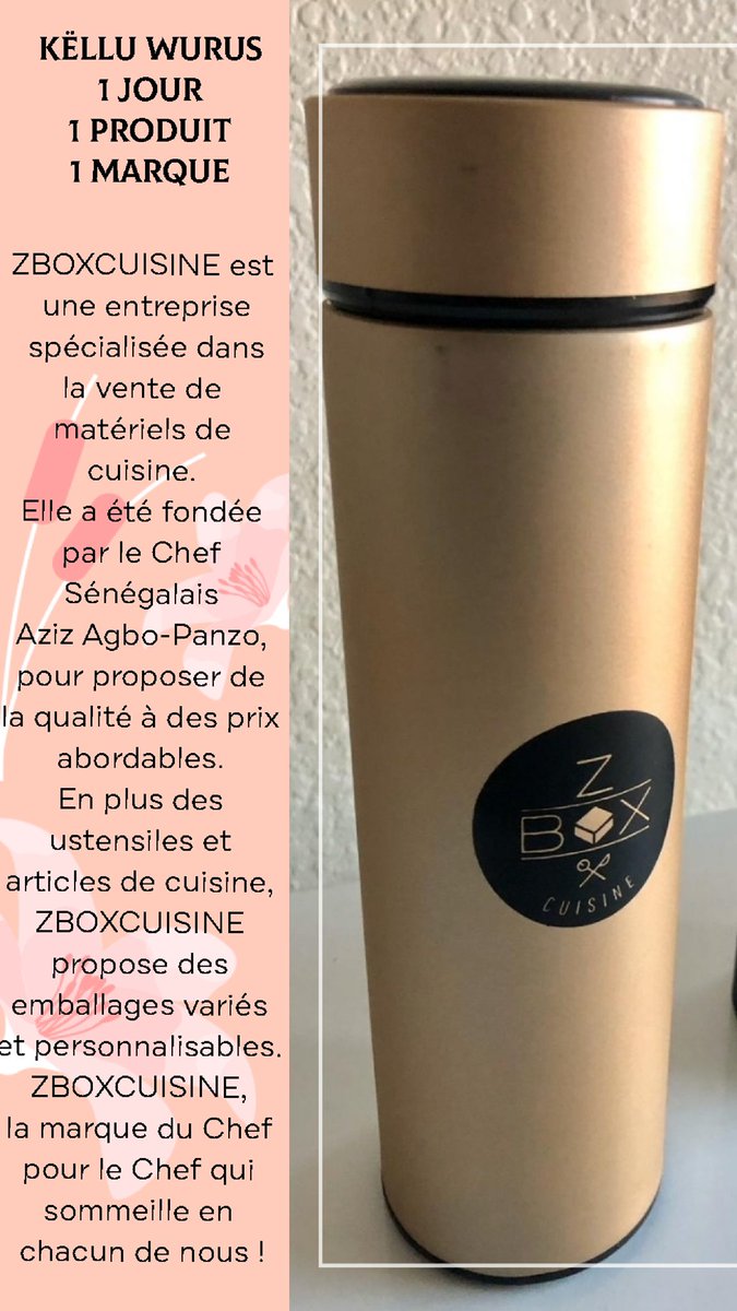 KWurus's tweet photo. #1Jour1Produit1Marque
A là découverte des produits de nos partenaires:
- thé @Contannadk
- thermos @zboxdakar
- confitures #LDMM
- thé @ChitouAndCo
#madeinsenegal #teranga #healthyfood #Ramadan2020 #TL221 #giftideas #pepitesdor https://t.co/HeFbXoi90y