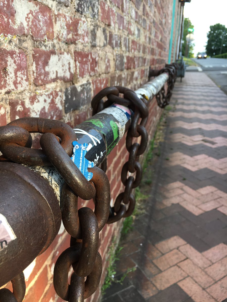 AShoeBearPlanet's tweet photo. Shoe Bear®️ On Bike Rail at The Grit. North Newton Street. Athens, Georgia. Will. #♻️ #Recycle #GoGreen #PleaseRecycle #TakeCareOfthePlanet #HappyEarth #GreenLiving #RecyclePlastic #ShoeBears  #TakeShoeBearWithYou #ParkyourBike #Bike #BikeRail #BrickSidewalk #BrickPattern #Brick https://t.co/FaofdM4g3R