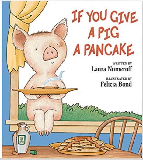 Mrs_Jeffries's tweet photo. Tonight’s bedtime story from our school Librarian Ms. Carbert: If You Give a Pig a Pancake by Laura Numeroff @SMCDSB_MRO #MROLibraryCommons #LauraNumeroff @LauraNumeroff @Scholastic https://t.co/niweoAwFc1 ◄click here https://t.co/p13pNrLIUU