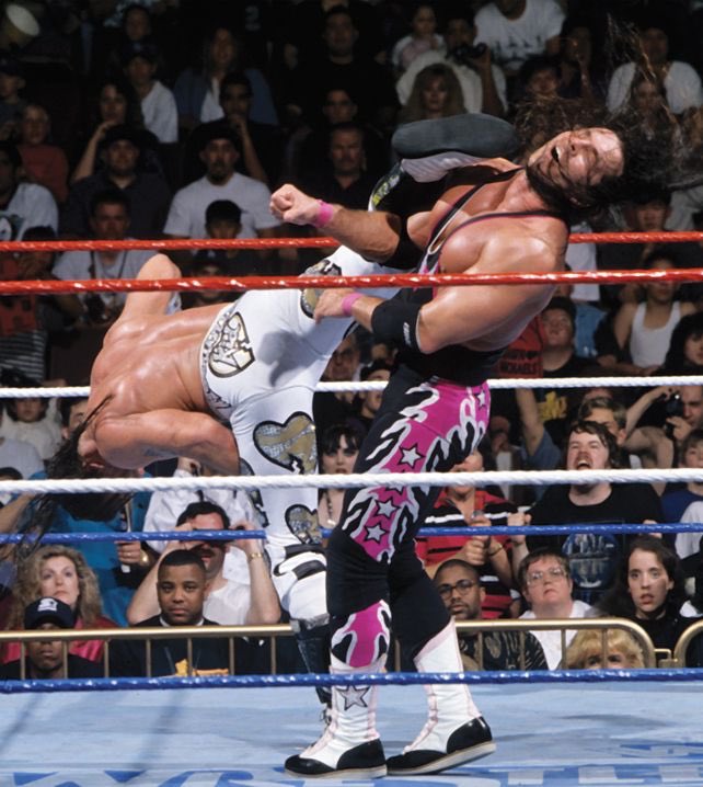 RealStevenJames's tweet photo. @VoiceOfTheStar Two of my favorite wrestlers going 60 minutes, in a classic #wm12 https://t.co/6tXpsIcPKv