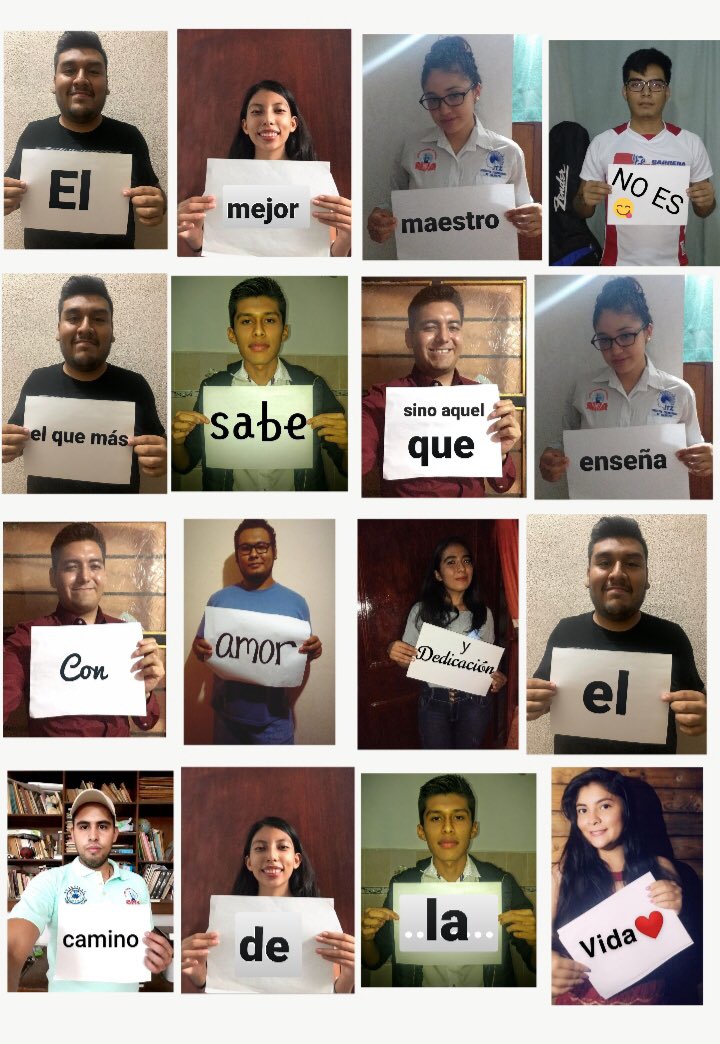 XVa2024's tweet photo. ¡Gracias a la Sección Estudiantil del IMIQ del campus Zacatepec del TecNM por acordarse de sus maestros y maestras! Desde el confinamiento envían su felicitación. #TecNM #ComunidadTecNM #OrgulloTecNM #FelizDiaDelMaestro #IMIQ https://t.co/i8z9FpyKW0
