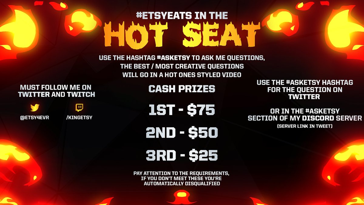 Etsy4EVR's tweet photo. hey guys!! 

in preparation of me hitting 1.5k on twitch i'm hosting a contest... WITH MONEY!!

read the contest rules CAREFULLY cuz i'm not dealing with anyone who doesn't read the rules correctly. 

#AskEtsy questions only be valid between 5/15 - 5/31 https://t.co/VIS2pq2kIj