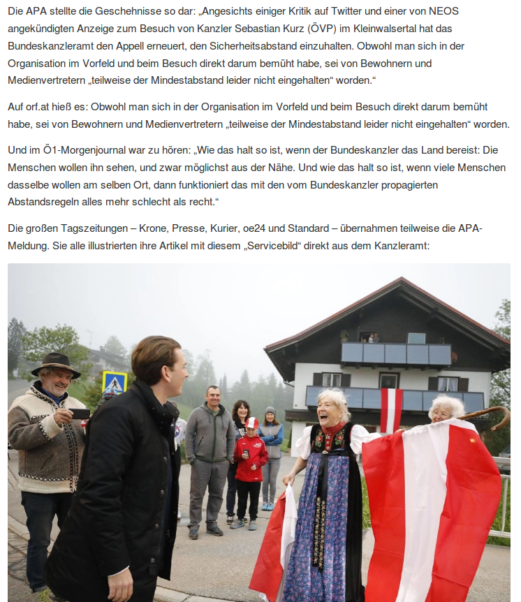 JonasDreist's tweet image. Medienkritik: Kurz im Kleinwalsertal - lesen! zackzack.at/2020/05/14/kle… #övp #medienAT #messagecontrol #PRstattJournalismus