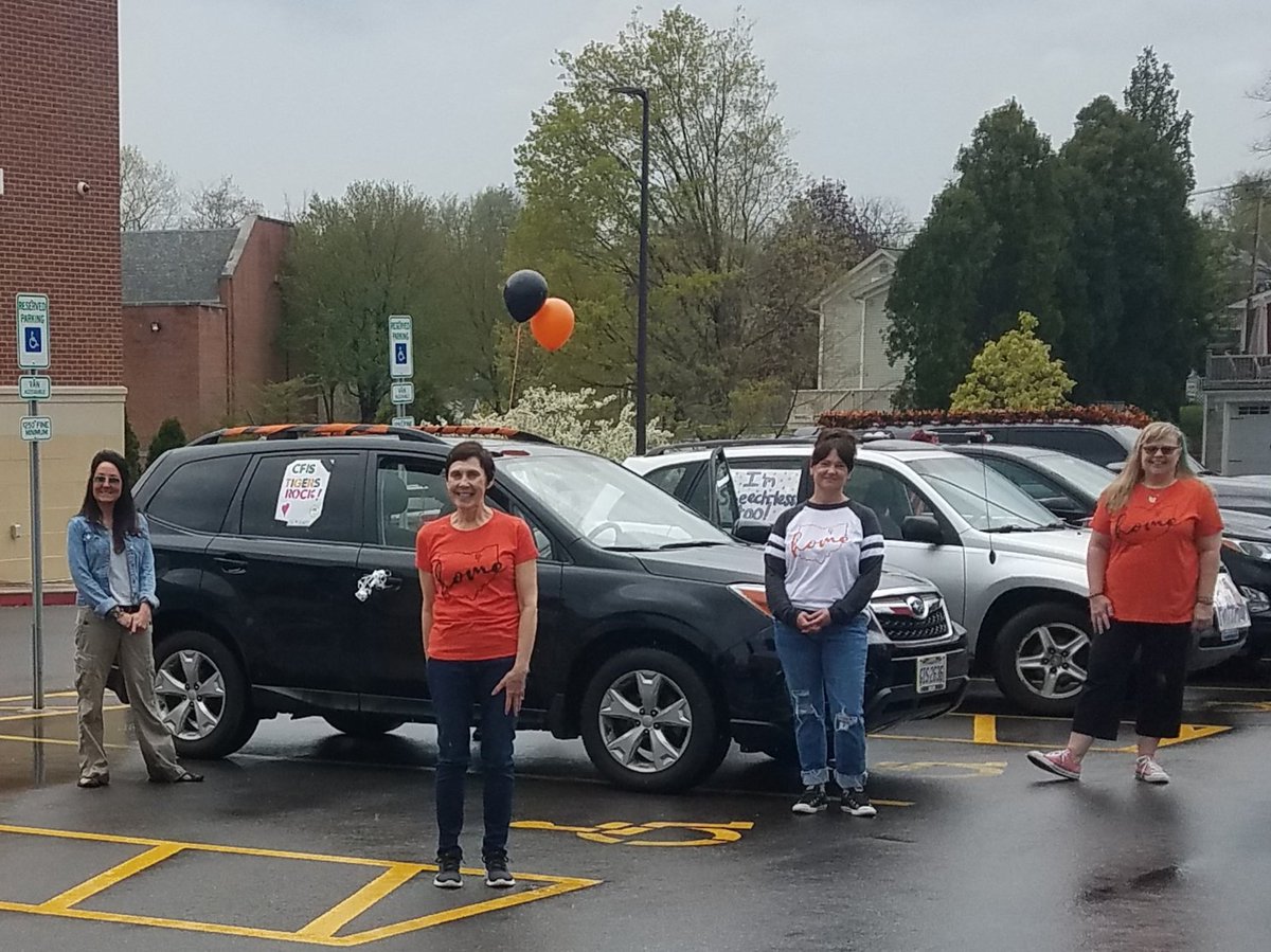CFIS_Counselor's tweet photo. CFIS Car Parade was just what we needed!!! My β€ is filled to over-flowing just being in the presence of my CFIS family and seeing our students and their parents standing in the rain to hold up their signs of love and gratitude and wave to us π€π.
#CFEVSGoesDigital #CFEVDHome https://t.co/EjFzCMZvfw