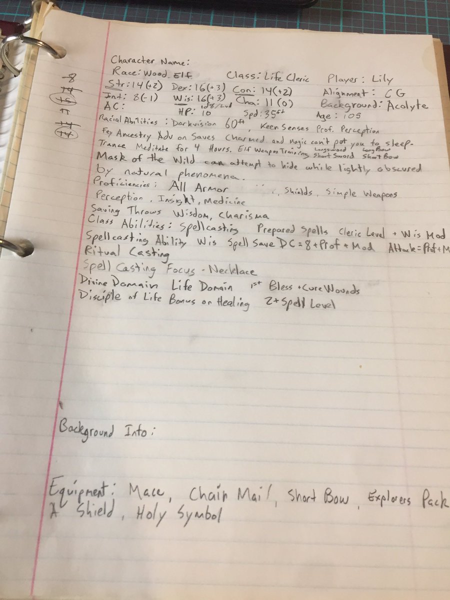 masterthegamerp's tweet photo. We watched a few videos about them including D&D Cinematic Trailers. Then we decided to make her a Wood Elf Cleric. We will finish it tomorrow. She wants to stream our game. @dndwizards @wizardsofthecoast #dnd #dmintraining #ttrpg #gamergirl #gamer #prouddadmoment #prouddad https://t.co/5vJvdSgD7x