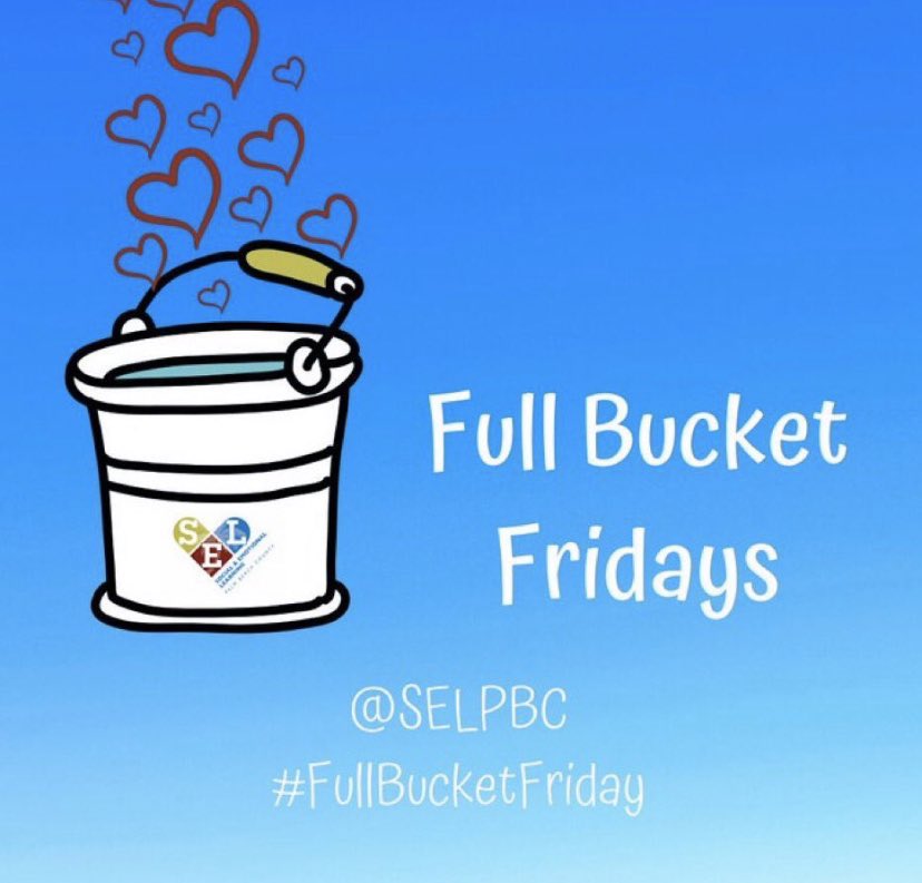 KerryMaione's tweet photo. This week’s #FullBucketFriday shout goes to @selpbc , always there to support SEL @HighlandElemPBC 💚🐾 Hope you felt appreciated this week! #GoingTheDistancePBCSD @villani824 @epwlandp @4literacylife https://t.co/7Np8tsDABb