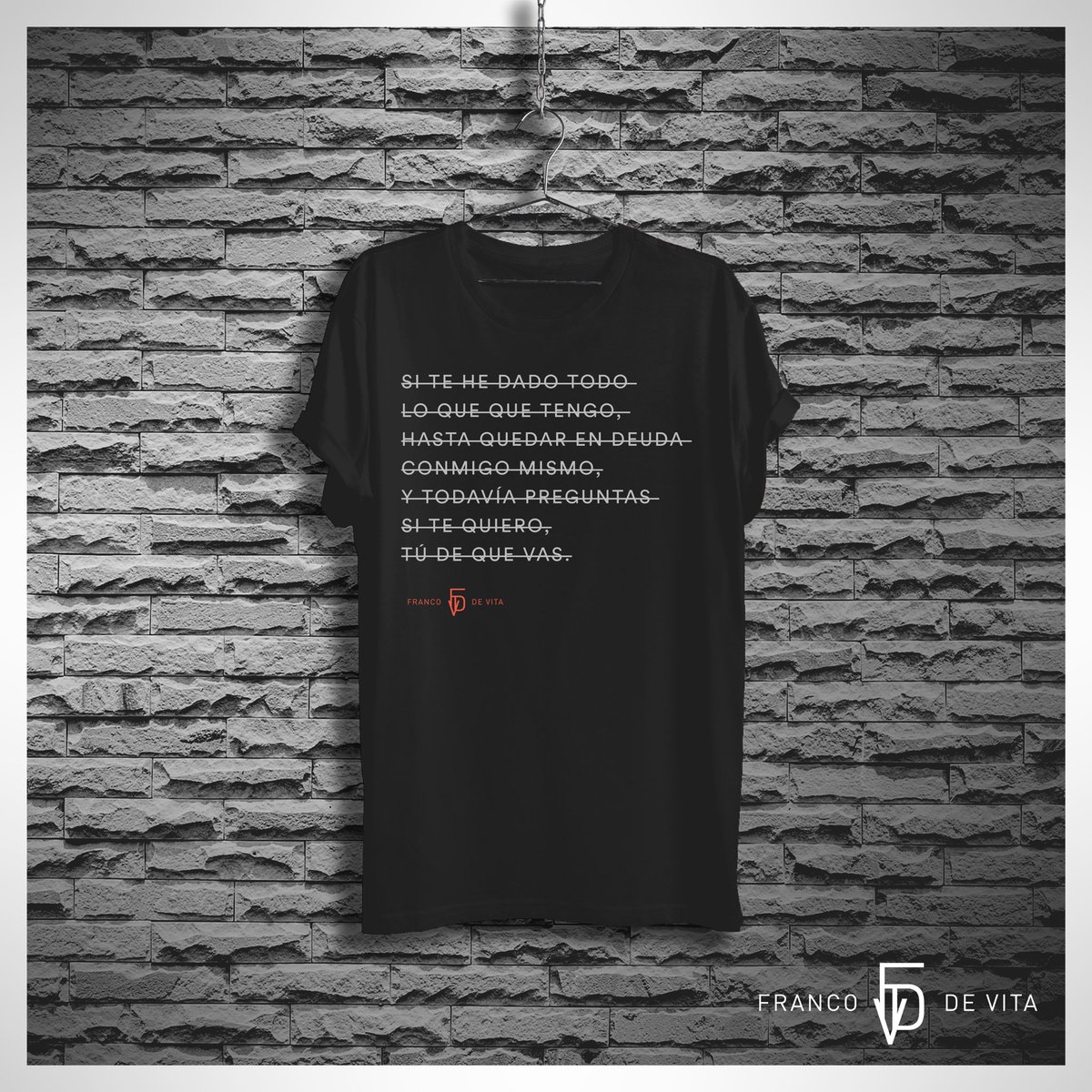 Team_Fdv's tweet photo. FDV Merch.
..
Disponible en https://t.co/H9tVfE0h9t 
..
#FrancoDeVita @FrancoDeVita https://t.co/VHGOSrcLw0