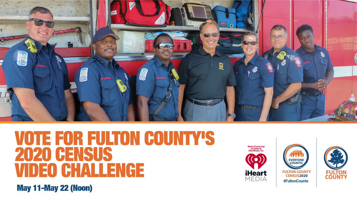 FultonInfo's tweet photo. Congrats to Elisa L., the first winner of a $500 gift card in our contest for the #2020Census Fire Station Video Challenge! Vote today and register to win the final $500 gift card >> https://t.co/42clwt2bCZ. Media Sponsorship provided by iHeartMedia, Inc. #FultonCounts https://t.co/LPqncsDEzs