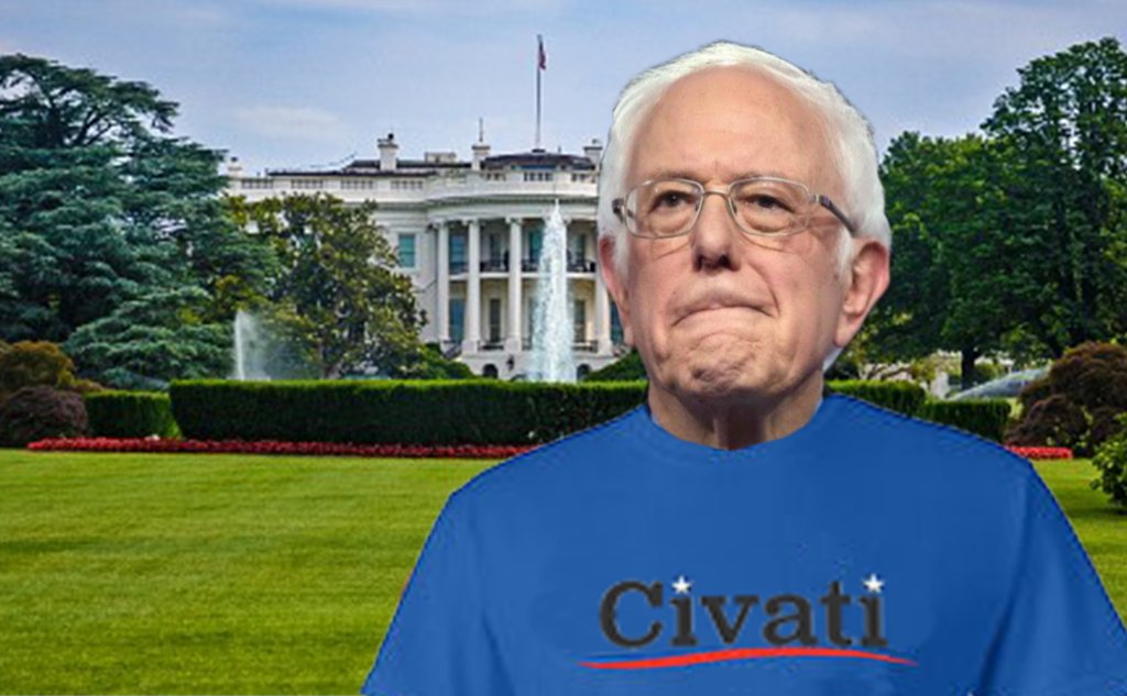 lucamag3's tweet photo. Adesso sì: @BernieSanders for @civati 

#propagandalive #propaganda 

@welikeduel @makkox @zdizoro https://t.co/NgkNdJh1R0
