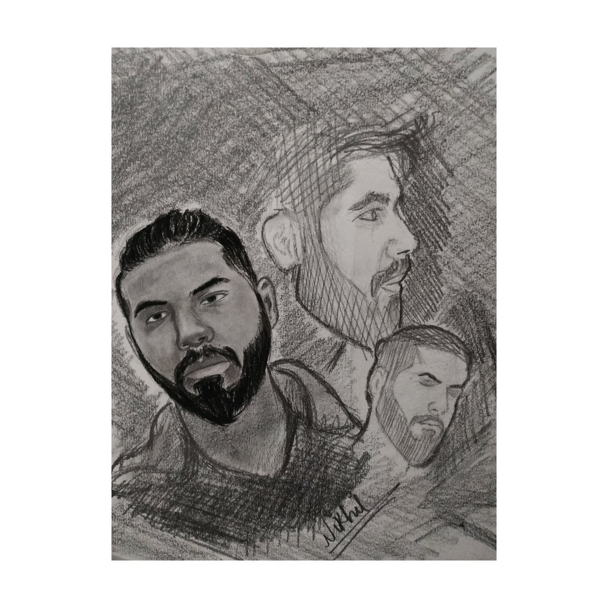 artisticnikhil's tweet photo. @FottySeven #fottyseven #FANART #indianhiphop #rapper #artwork #portrait #sketch https://t.co/pF8rP8Lul6