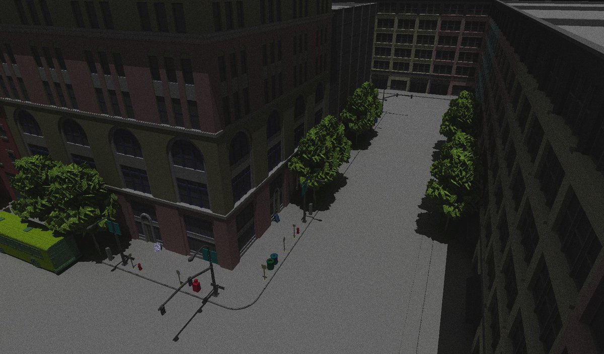 DavidW_81's tweet image. More Cubiquity 2 experiments! This is one block from the Nvidia Emerald Square dataset, voxelised at approx 8k resolution and path traced on the CPU (not realtime but useful for visualisation). #VoxelGameDev #VoxelVendredi