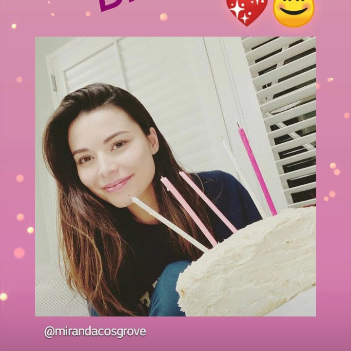 Happy (late) Birthday to Miranda Cosgrove! a.k.a. my childhood TV crush   :)      