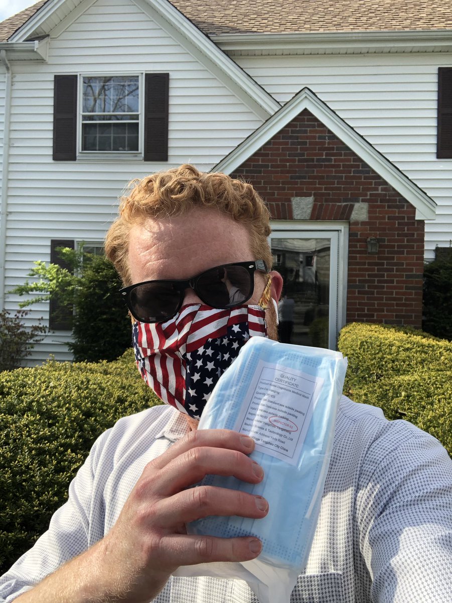 MattOMalley's tweet photo. I never thought that delivering masks would become a common constituent service, but here we are. Still, the resiliency of the people of Boston gives me strength and hope. It is truly an honor to serve. https://t.co/YBsQCozlAG