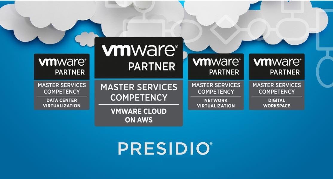 vinu1's tweet image. Congrats @Presidio team on achieving our 4th @VMware Master Services Competency VMware Cloud on @AWS_Partners @awscloud adding to #datacentervirtualization #networkvirtualization #digitalworkspace master services competencies. #hybridmulticloud