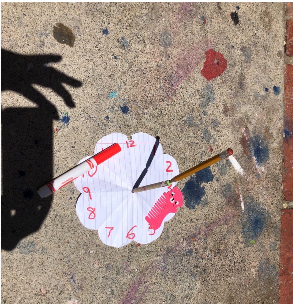 bpoiriez's tweet photo. Where We Are in Place and Time. Provocations through distance learning. How do sundials work?
#SVUSDshines #LVMagnet @LVEmagnet  #IBPYP https://t.co/wvWw3VmQbW