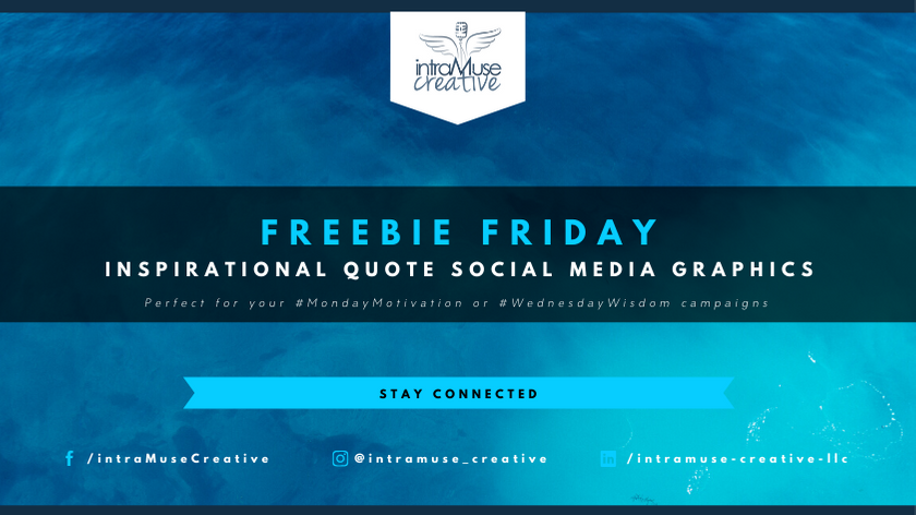 intraMuseC's tweet photo. #FreebieFriday 

Enjoy 5 complimentary inspirational quote graphic templates. 

Use the @Canva platform to customize them then share across your social media channels.

Access now: https://t.co/p8H69PWkbs

#marketing #contentcreation #socialmediamarketing https://t.co/e1LGmEYbCz