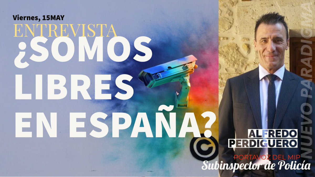 VFez2's tweet photo. #EstadoDeAlarma #NuevoParadigma 

Entrevista en #YouTube a #AlfredoPerdiguero
Subinspector de la #PoliciaNacional

¿Somos Libres en #España?

❌ La policía No confisca banderas 🇪🇸
#Fase1 #Jusapol #Jupol

https://t.co/Juc37wmS0c https://t.co/dUy6CwXdT4