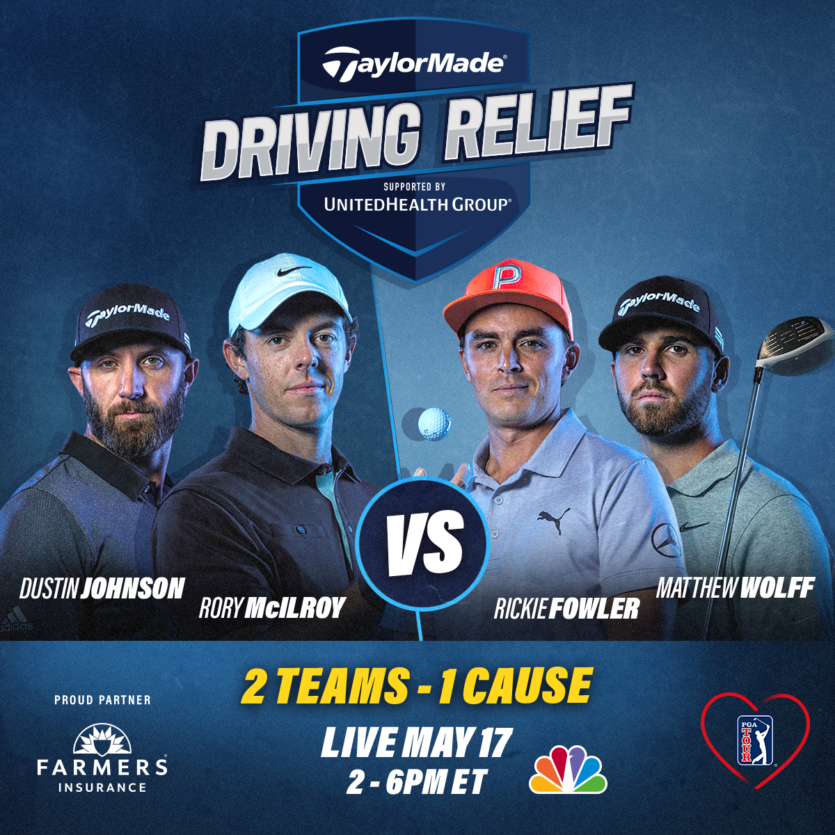 Live sports for a good cause! What’s not to love? Farmers Insurance has pledged $1 million for a birdies-and-eagle pool to benefit Off Their Plate, which aids COVID-19 healthcare workers. Tune in May 17!