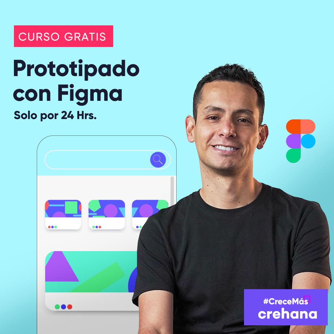 !Comunidad aprovechen esta oportunidad!

Cada día, accede gratis a un curso de <a href="/crehanacom/">Crehana</a> por 24 hrs. ⏰ Mañana es el turno del curso de Prototipado con <a href="/figmadesign/">figmadesign</a>! Con nuestro colaborador Serguei Orozco crehana.com/cursos-online-…