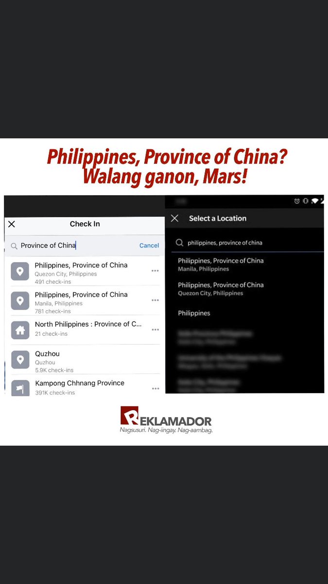 eljon71's tweet photo. @ABSCBNNews  @gmanews  @TV5manila  @pnppio 
Dear China/Facebook; Manila Or Philippines is NOT Province Of China and it is NOT Going to Happen in Behalf of All Filipinos Except Du30 and his Minions!!! https://t.co/IhWsiDZ9Wy