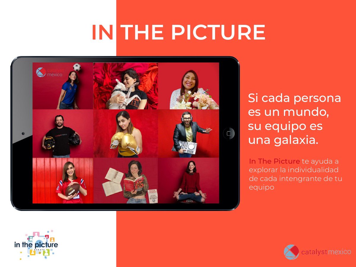 CatalystMX's tweet image. Ya conoces In The Picture? Este team building desatará la creatividad de cada integrante del equipo 🖼

#teambuilding #equiposremotos #trabajoencasa #trabajoenequipo #dinamicasdeequipo