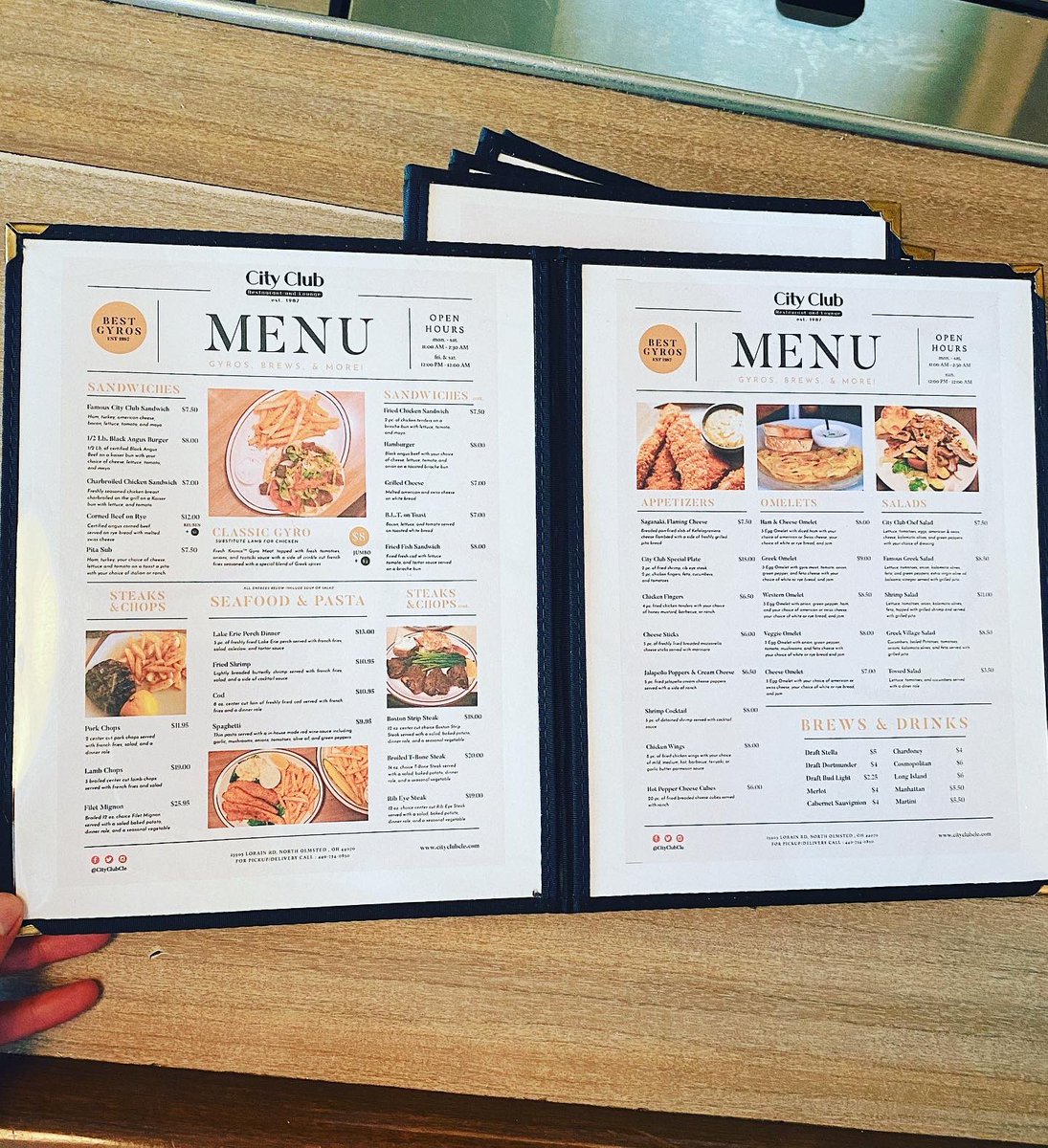 CityClubCle's tweet photo. Check out our new menus! We hope to see you next week when we open 😁 #supportlocalBusiness https://t.co/b6tkLgbLYE