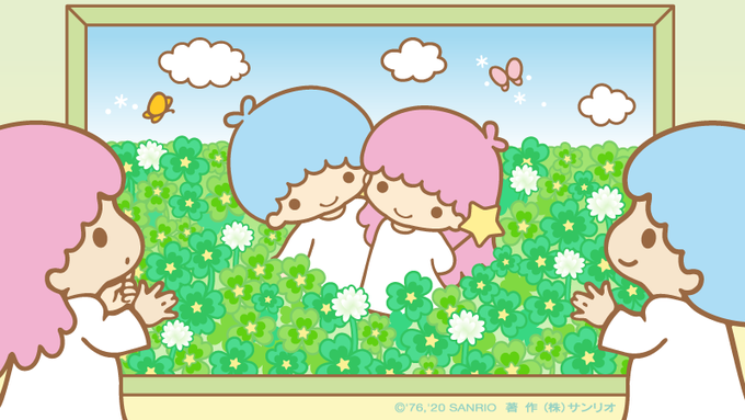 この中に四つ葉のクローバーが、5つあるの☆ みんなは見つけられるかしら? 