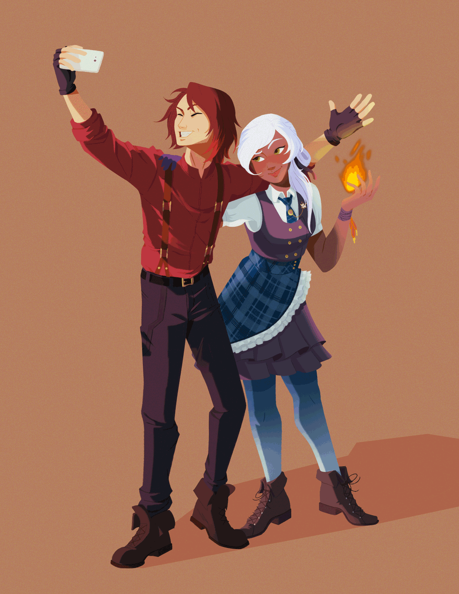 gabmaybe's tweet photo. An OC commission I did for @FreeJayFly! Thank you so much for commissioning me!

#art #commission #illustration https://t.co/yMrda1nvRW