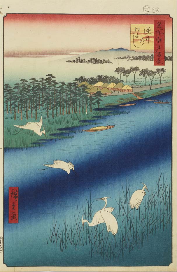 前RT：最近はヒロシゲブルーと称されることも多い、歌川広重の青。透明