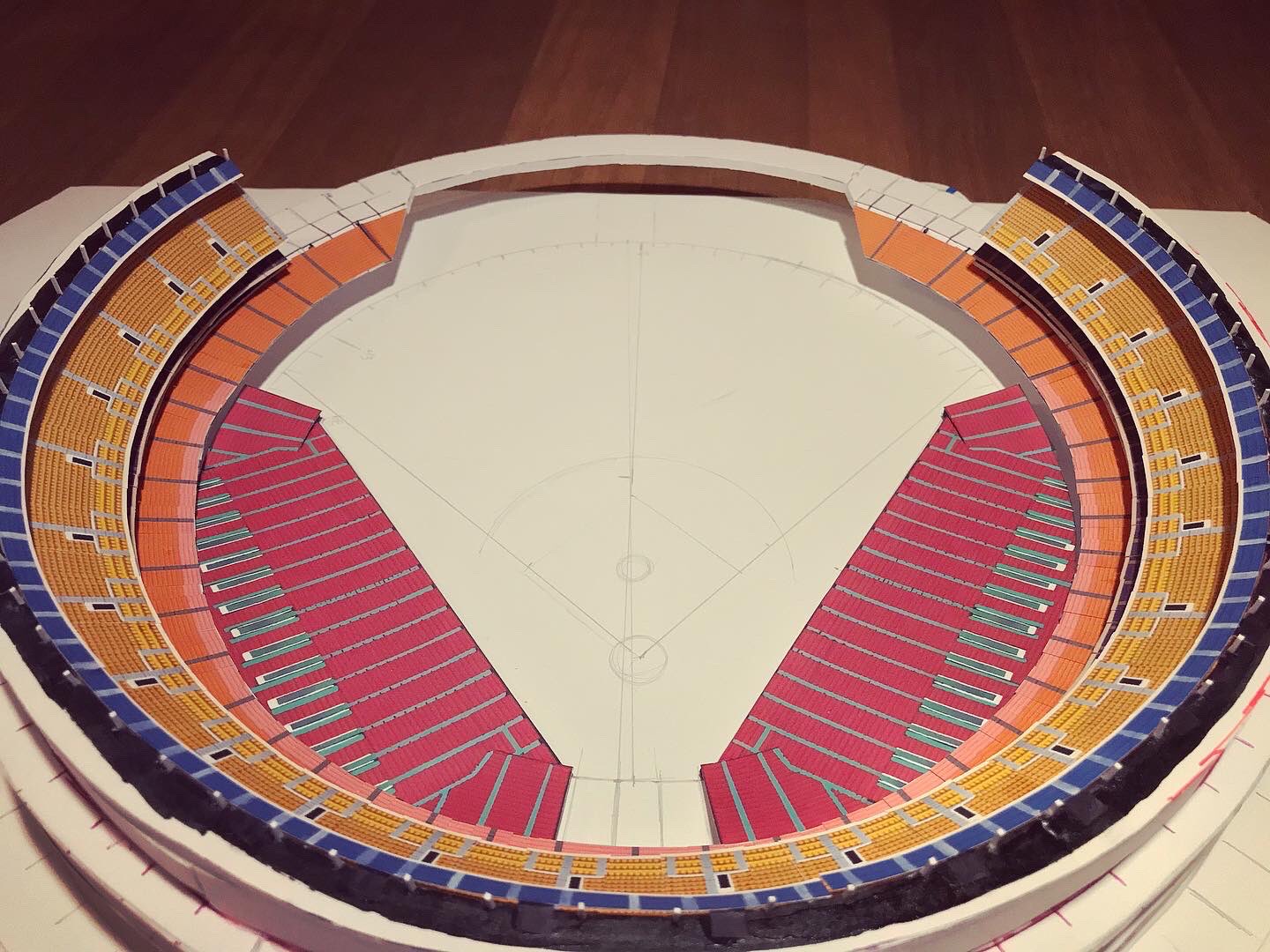 Mike Acosta on X: "I began working on a 1965 Astrodome model three weeks  ago. There's still plenty to be done but it's beginning to take shape. I'm  trying to develop a