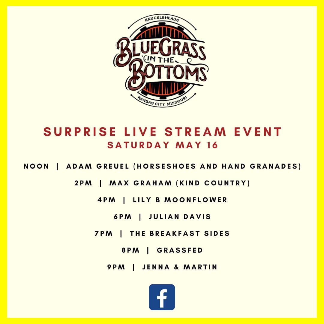 BGintheBottoms's tweet photo. SURPRISE!

Since we couldn't all be together this weekend for the festival, we teamed up with these awesome artists to bring you a Facebook Live stream marathon this weekend! Check in on our page tomorrow (Saturday) at noon for the kickoff! https://t.co/3S6n4QChGS