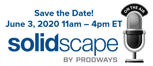 solidscape's tweet photo. Join Solidscape Wed 6/3/20 from 11am - 4pm ET for a day of informative and interactive webinars. We'll be giving away prizes throughout the day. Registration will open on May 20, 2020. Learn more: https://t.co/4JVIohJLKN #3dprinting #jewelrydesign #jewelrydesigner #solidscape https://t.co/NohX4gZjqw