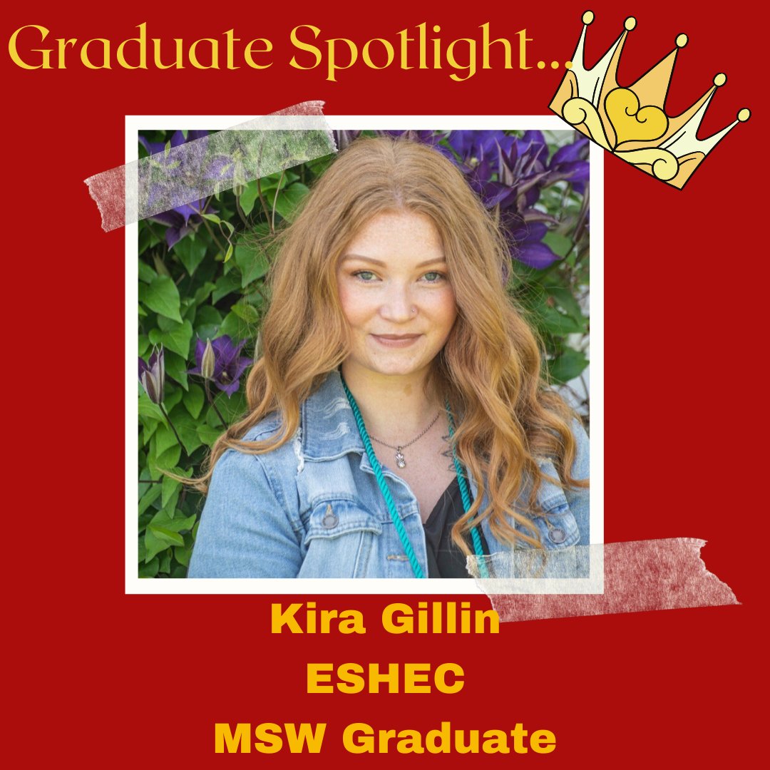 SUSocialWork's tweet photo. Kira Gillin, MSW grad, believes as professional SOWKers, we have a desire for clts to reach their highest potential. We acknowledge & celebrate the small steps b/c they lead to the overall success, while also accepting there will be bumps in the road. #SUSocialWorkGrad2020 https://t.co/eMFgPjGDdG
