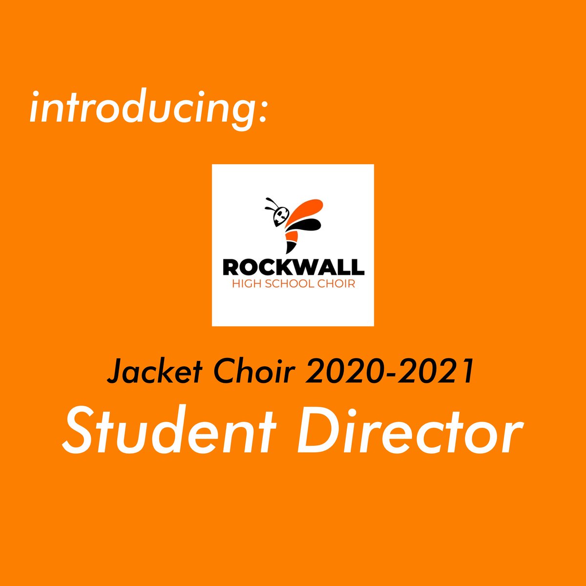 RockwallHSchoir's tweet photo. fourth to last !! ahhh!! 😳
it’s time for our 2020-21 student director!
our incumbent this year was cheyenne smith
congratulations!! https://t.co/7Cr4twUAJY