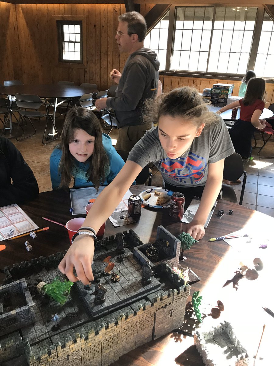 PadmesLover's tweet photo. Con game I ran for kids, rescue the captured fey brothers and sisters from the Hill Giantess’ Castle
Kids characters were pixies, Pegasus, brownies, bully wigs, etc #WinDF @dwarvenforge https://t.co/D8Clb9RtDU