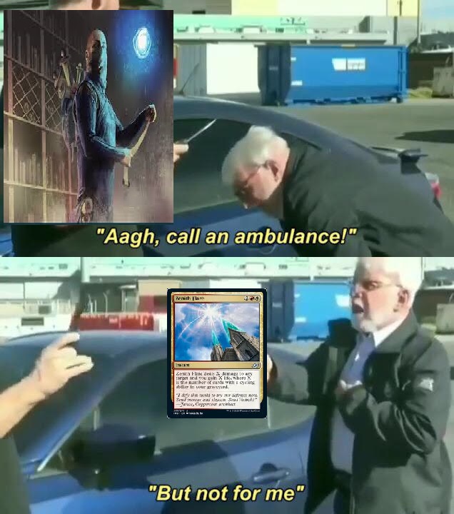 alsosteve's tweet photo. When you lose the board but top deck a Zenith for 12
@MTG_Arena #sorrynotsorry #betterlucky #neverdidnthaveit https://t.co/TBsVLieQp8
