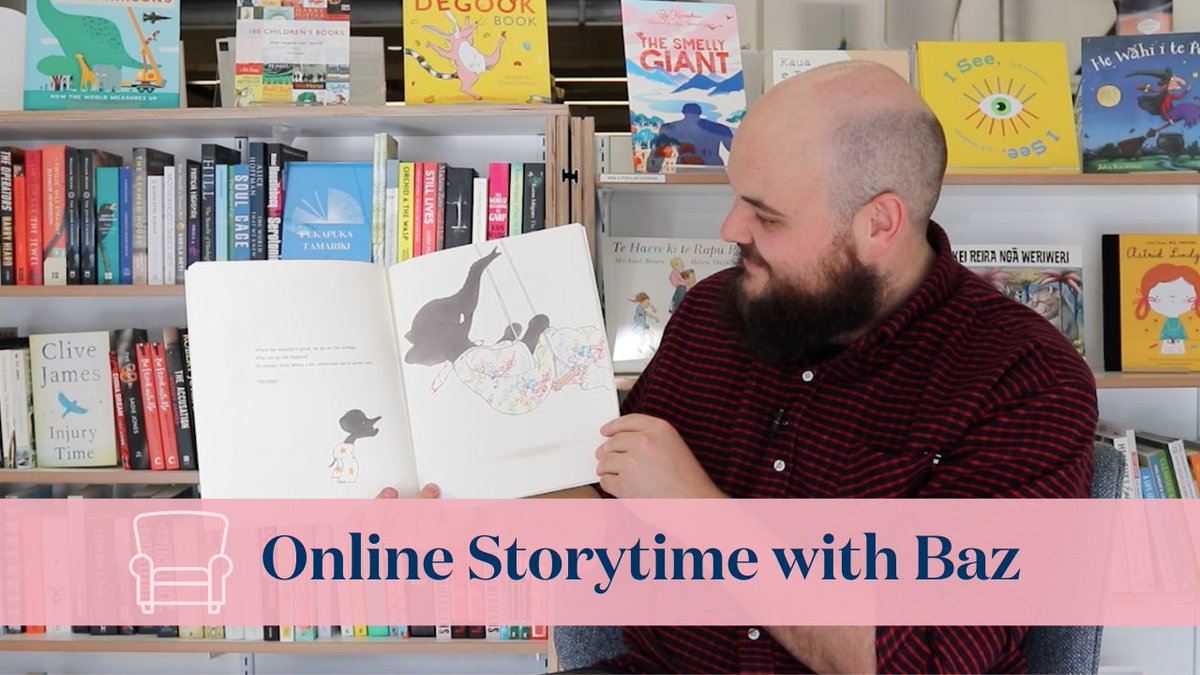 Storytime whānau! Keep your kids entertained at home with some fab stories from Baz as we bring our Storytime online. Thanks to our friends at <a href="/geckopress/">Gecko Press</a>  vicbooks.co.nz/whats-on/story…