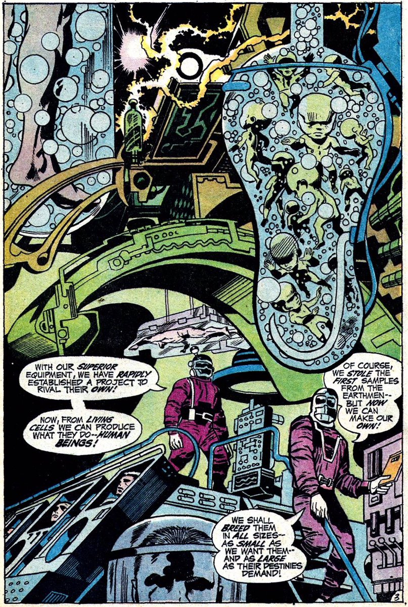 I promise I’ll do actual goofs in this thread and not just keep going “look how good kirby’s splash panels and sci fi set pieces were!” But also...