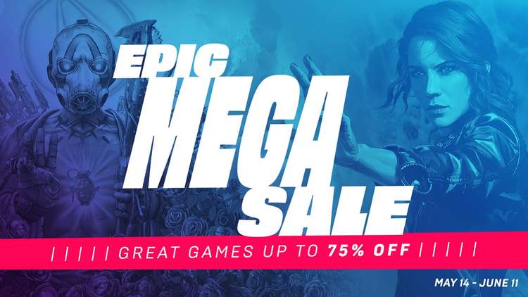 hookitupdre's tweet photo. The Epic Games Store launches a month-long mega sale. Pick up popular titles at up to 75% off. Link for details https://t.co/NReUQlzmEr #EpicGames #Sales https://t.co/gGMaRsxfQj