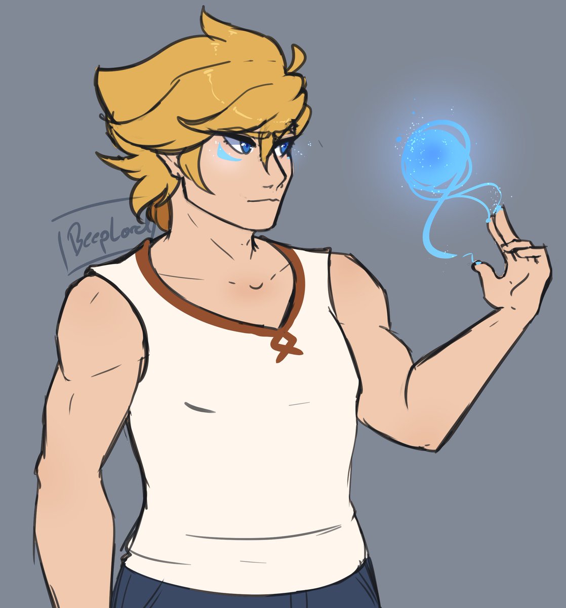 LordBeep's tweet photo. i think about ezreal Too Much but lately i've been thinkin about how he's a mage and can do magic without his gauntlet and also that he has muscle according to his explorer ezreal splash
#myArt #fanart #ArtofLegends https://t.co/CD3gR11ucf
