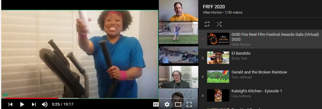 GISD_FireReel's tweet photo. @GISD_FireReel
2020 Fire Reel Film Festival Awards Gala Virtual Edition is on NOW! 
FRIDAY, May 15th @ 6PM
Tune in with family and friends!

#FRFF 2020 YouTube Playlist including a selection of this year's entries : https://t.co/HVSCM0oYol

#GarlandISD @gisdnews @GISDWebservices https://t.co/573xq9W3lY