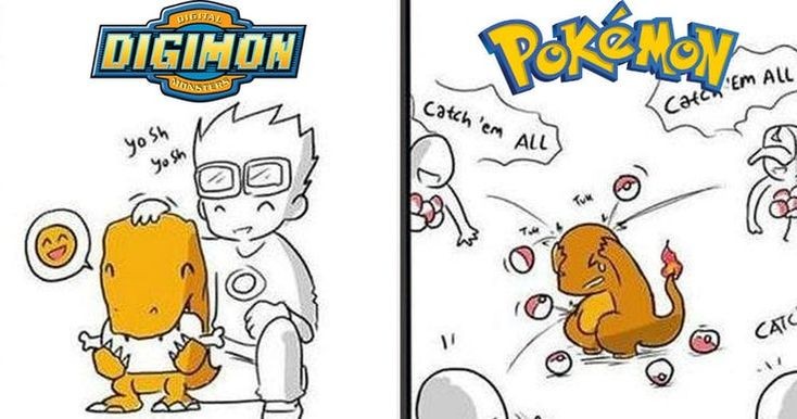 PurpleForever19's tweet photo. Digimon vs. Pokemon

#Digi4Life 😎😎😎 https://t.co/8CZWOcsWxr
