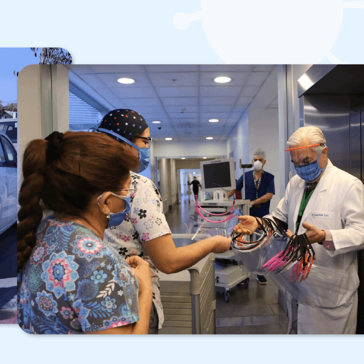 usantamaria's tweet photo. Hoy el @fablab_utfsm completó la entrega de más de 1500 escudos faciales para el Hospital El Camen de Maipú @HECMaipu 
-
Más información: https://t.co/HlsxdGGlrm https://t.co/CICp36nMB1