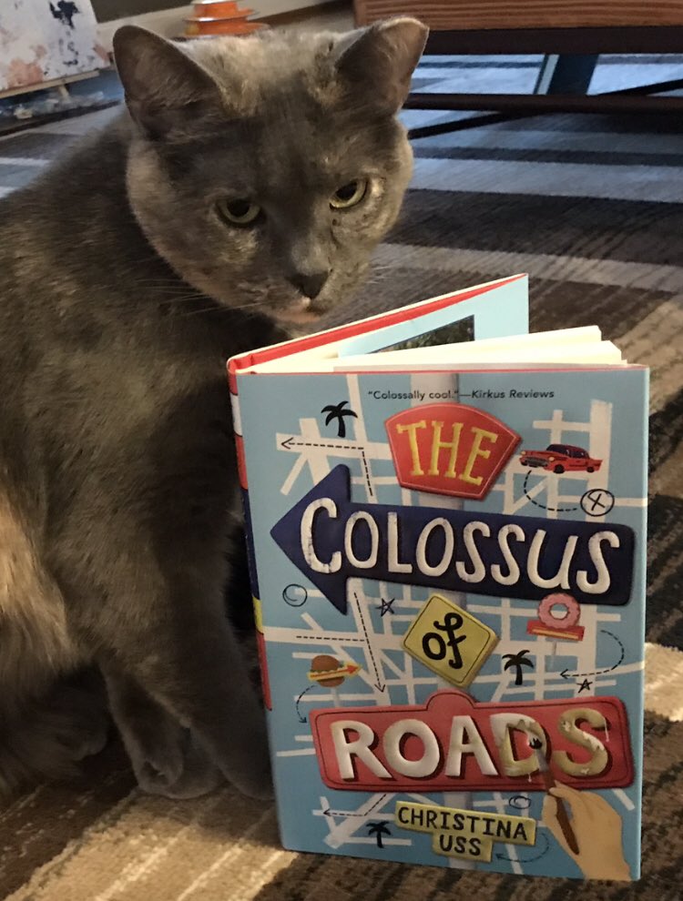 🎉🎉Friday Night Raffle#2🎉Follow author @ChristinaUss &amp; indie bookshop @LiftBridgeBooks &amp; RT by 6pm 5/16 for a chance to win #TheColossusOfRoads 🚙🎉🚙🎉🚙🎉🚙🎉🚙🎉🚙🎉🚙<a href="/HolidayHouseBks/">Holiday House Publishing, Inc.</a> #KidsNeedBooks Lucy Approved😉
