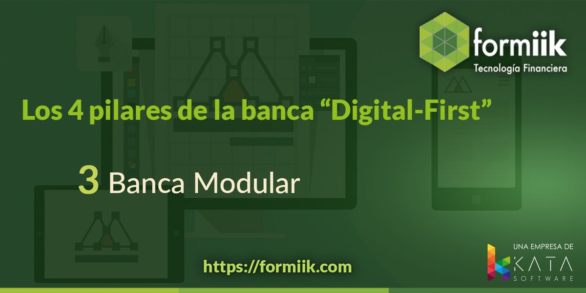 Formiik's tweet photo. Banca Modular
Una arquitectura modular permite introducir nueva funcionalidad, rápidamente y a bajo costo, cambios ágiles y listos para superar las expectativas del cliente sin llevar acabo grandes implementaciones o actualizaciones. E
#KataSoftware #Formiik #TecnologíaDigital https://t.co/bd5utwLhQm