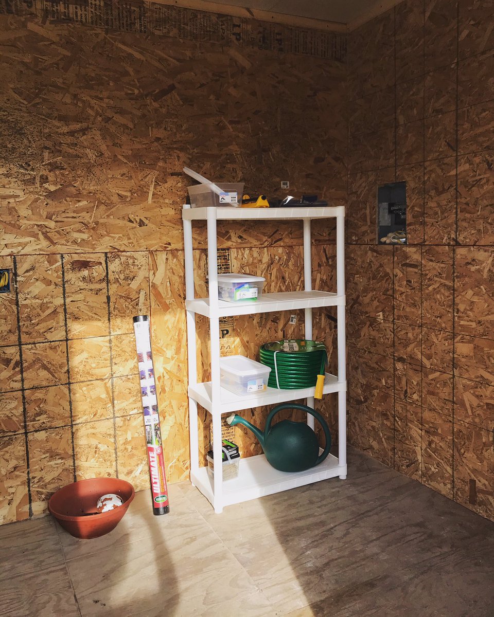 Here is the first round of equipment and storage that we bought for the shed. These seem like small steps, but it’s a good foundation for us to keep working towards our goals for the garden! 🌿