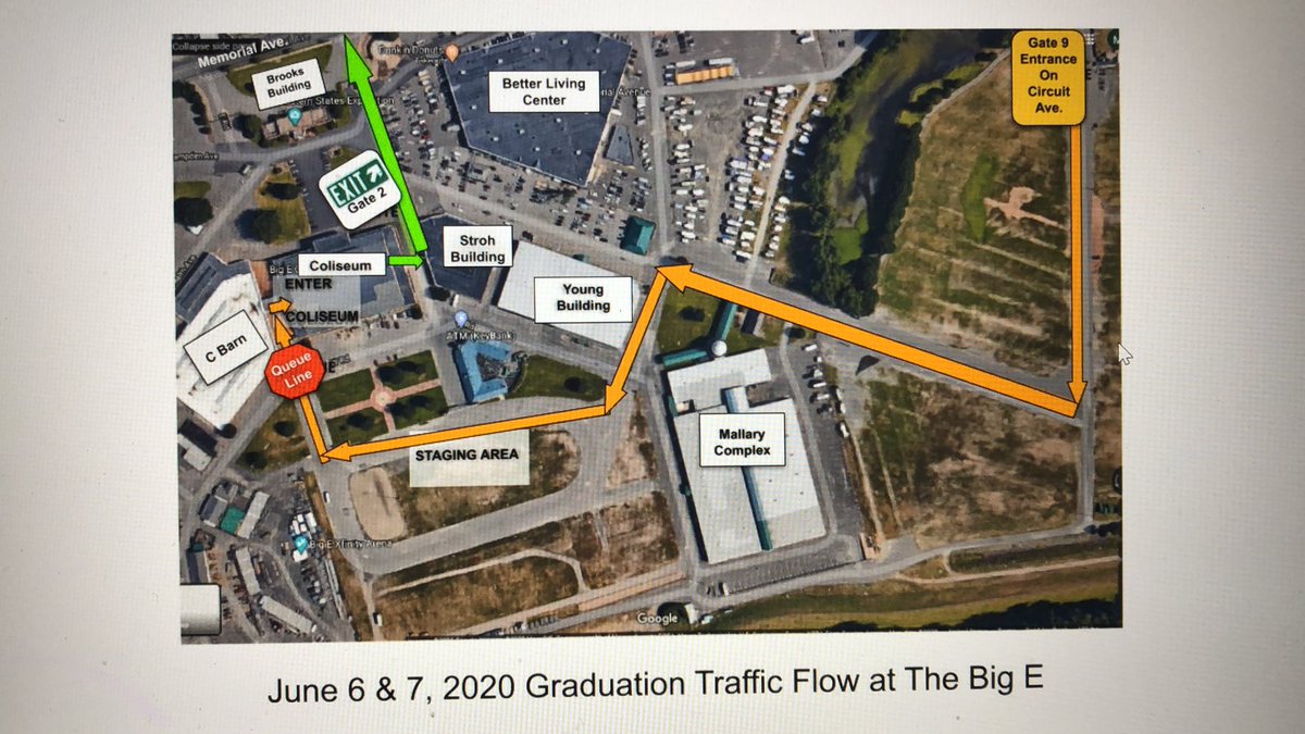 WSPS_WSHS's tweet photo. Directions for our Big E Drive-thru commencement ceremony will be shared early next week as will the 
student-family schedule for the Coliseum. Here is a map to fire up the imagination of our Senior @wshsterriers! https://t.co/8leBy8DXwM