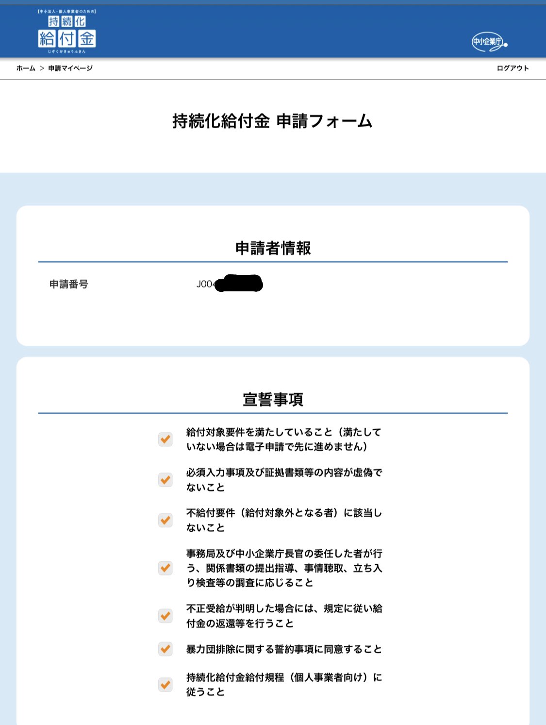 持続 化 給付 金 赤 枠 消え た